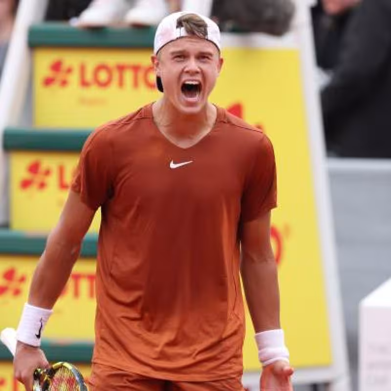 Holger Rune en el ATP de Múnich 2023. Foto: getty