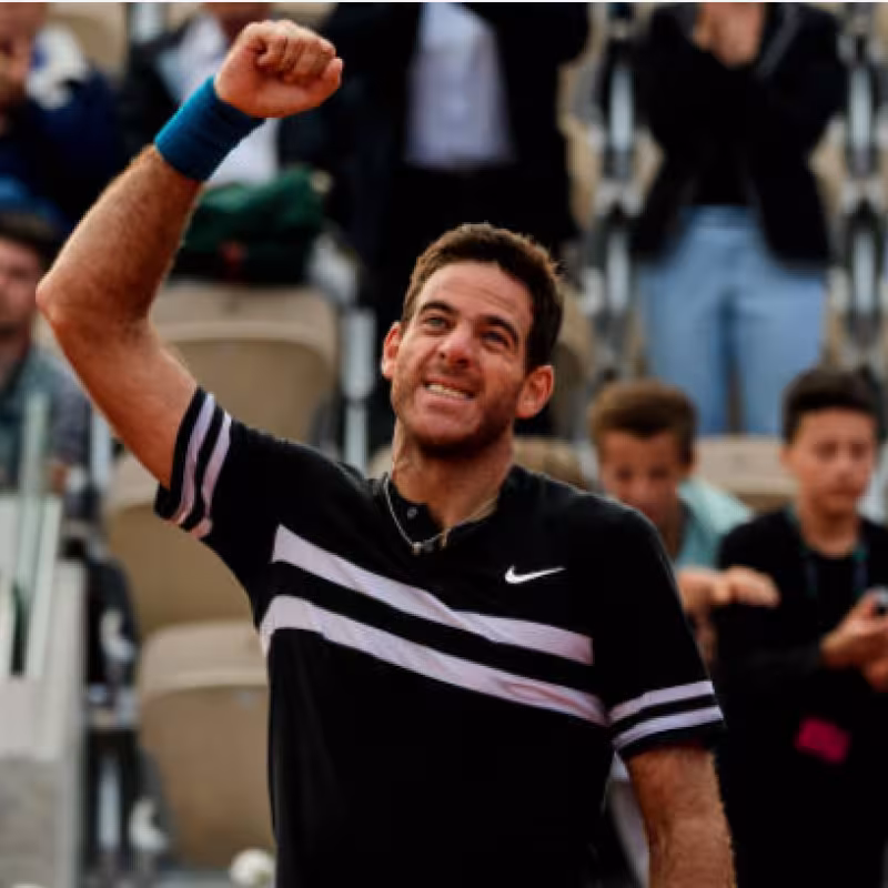 Juan Martín del Potro. Fuente: Getty