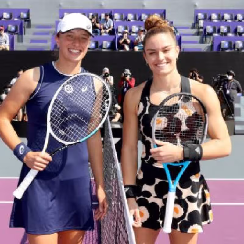 Sakkari y Swiatek buscarán alzarse con el título de Indian Wells 2022. Fuente: Getty