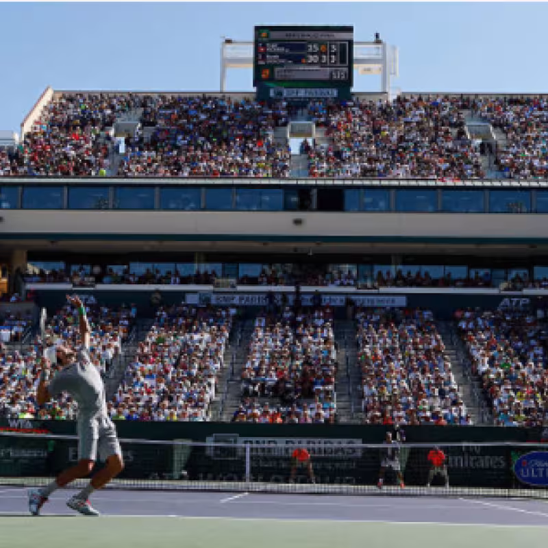 El torneo de Indian Wells, en peligro. Fuente: Getty