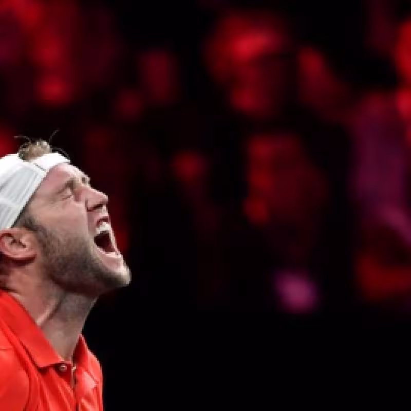 Jack Sock en la última Copa Laver. Fuente: Getty