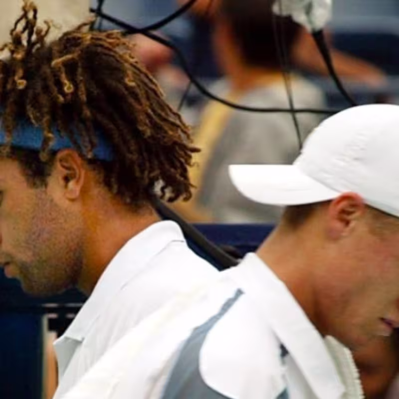 James Blake y Lleyton Hewitt. Fuente: Getty