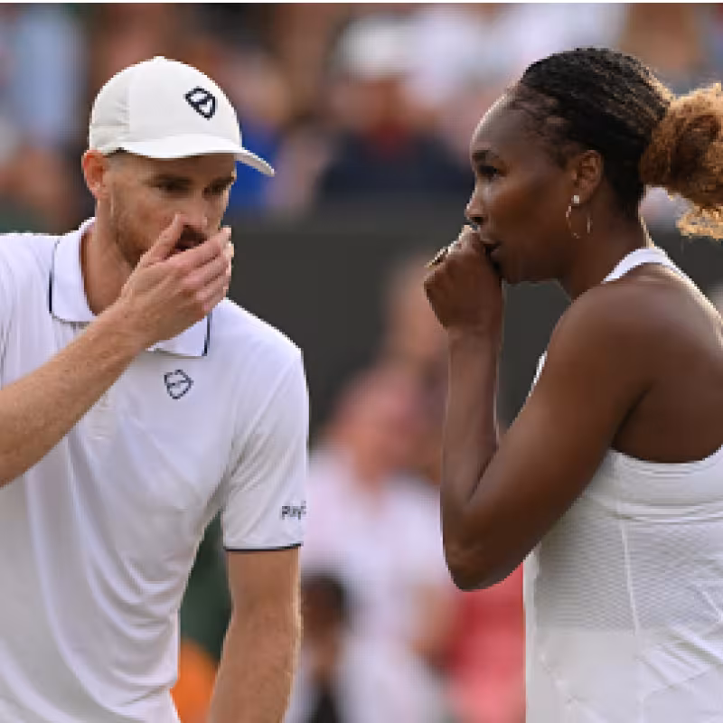 Doloroso final para Venus y Jamie en Wimbledon 2022