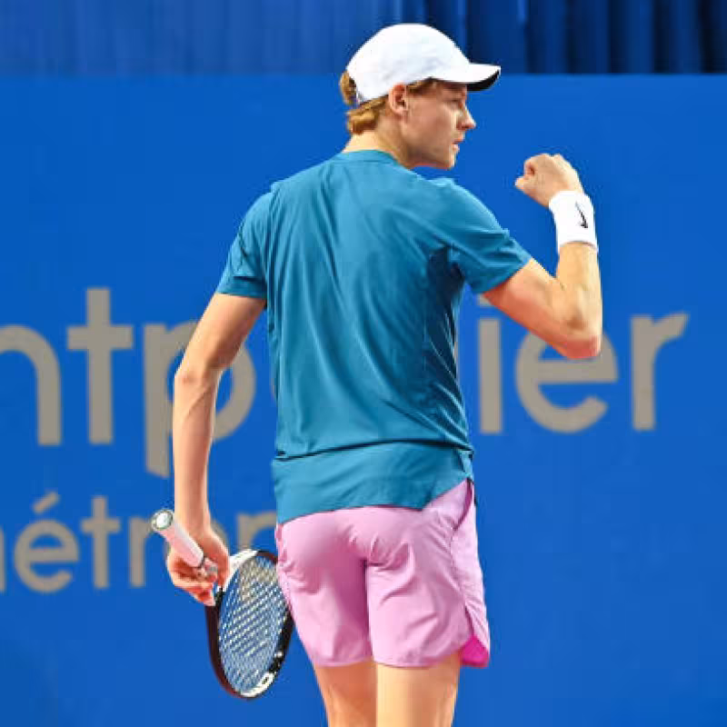 Jannik Sinner, reflexiones futuro campeón Montpellier 2023. Foto: gettyimages