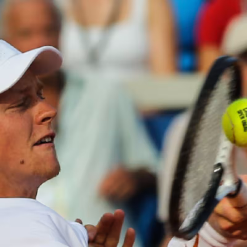 Jannik Sinner en Umag 2022. Foto: Getty