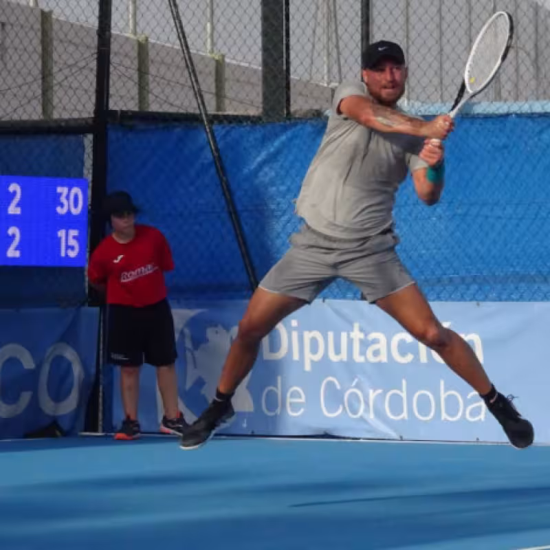Omar Jasika, durante el torneo de Pozoblanco. Fuente: Open de Pozoblanco