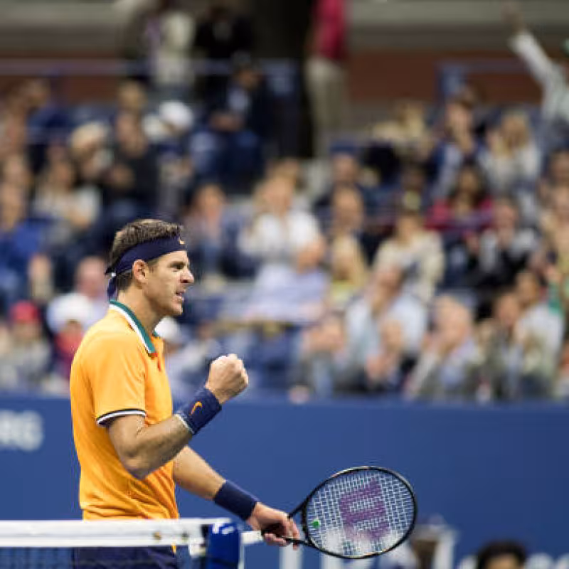 Juan Martín Del Potro, despedida en US Open 2023. Foto: gettyimages