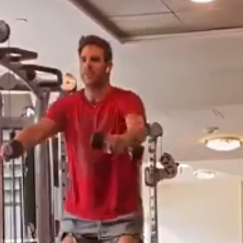 Un video que ilusiona a sus fans: Del Potro sigue dando pasos adelante en su recuperación