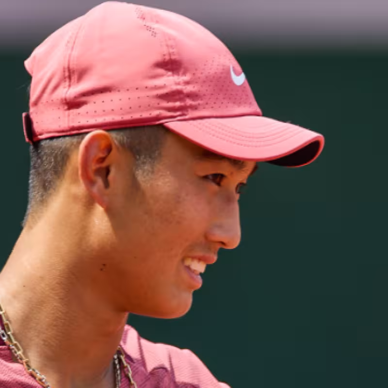 Juncheng Shang en Roland Garros 2023. Foto: Getty