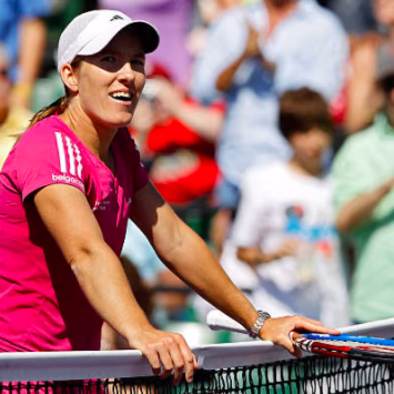 Justine Henin en su etapa como jugadora. Fuente: Getty