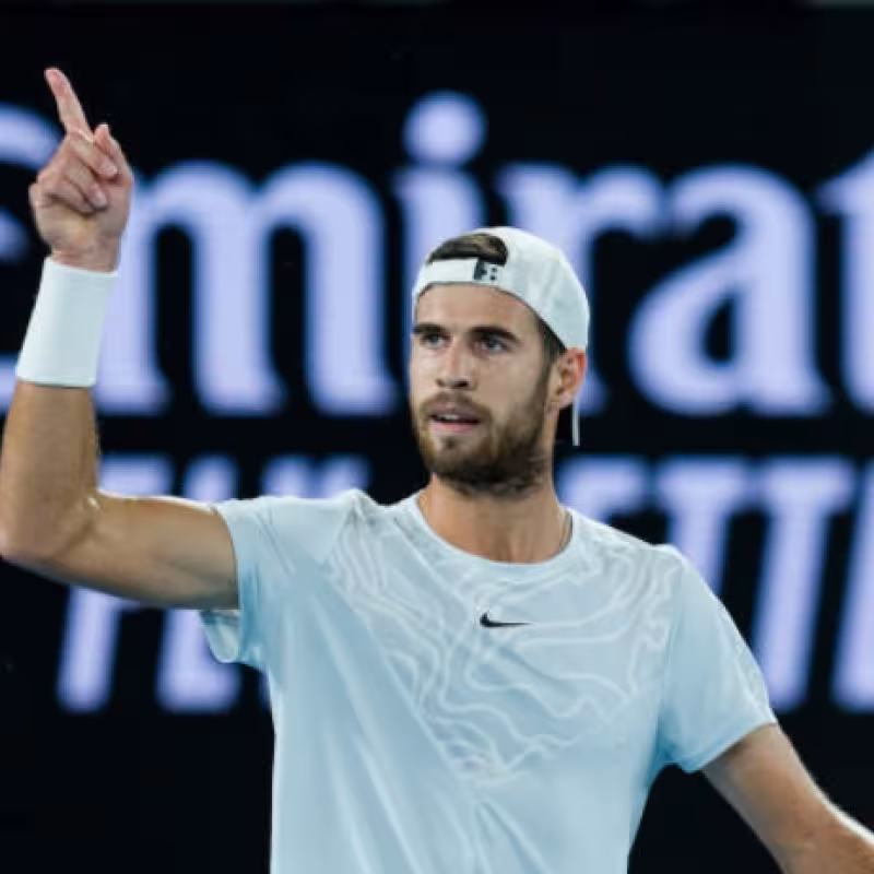 El ruso, brillando de nuevo en un torneo de Grand Slam. Foto: Getty