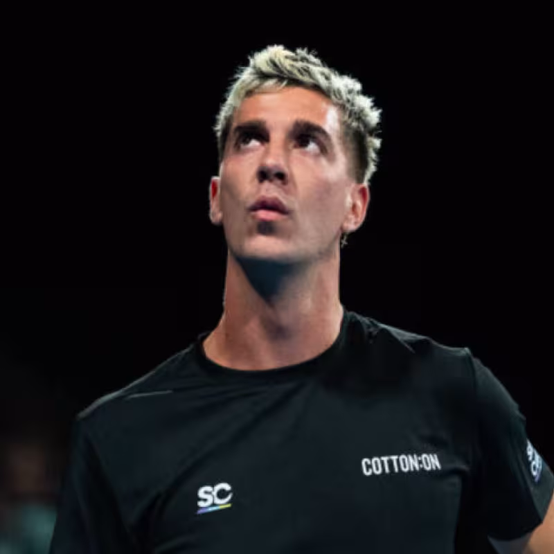 Thanasi Kokkinakis durante el ATP Adelaida 1. Foto: Getty
