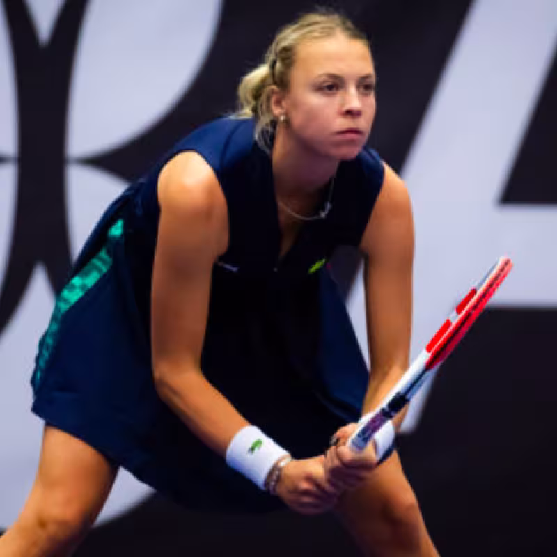 Anett Kontaveit: "Me he sentido muy ansiosa en la pista". Foto: Getty