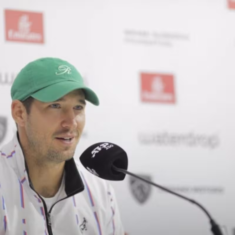 Lajovic: "Es evidente que Novak aún tiene problemas en el codo"