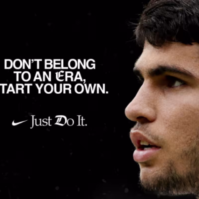 Nike reacciona al triunfo de Alcaraz en Wimbledon: "Comienza tu propia era"