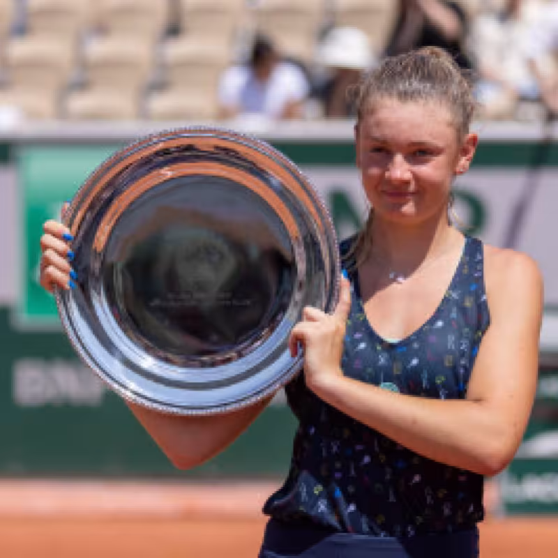 Lucie Havlickova, campeona Roland Garros Junior 2022. Foto: gettyimages