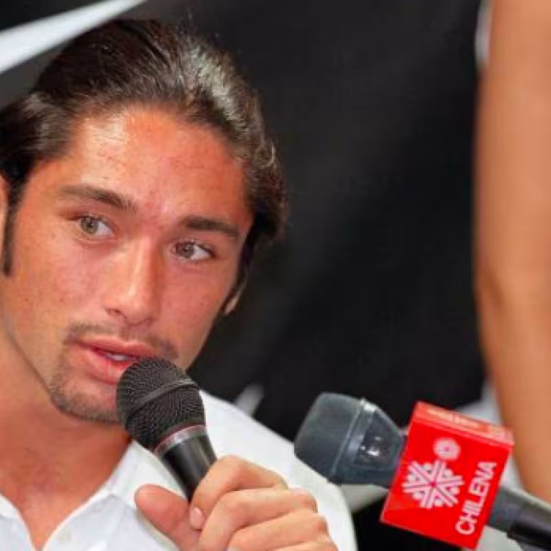 Marcelo Ríos en rueda de prensa. Fuente: Getty