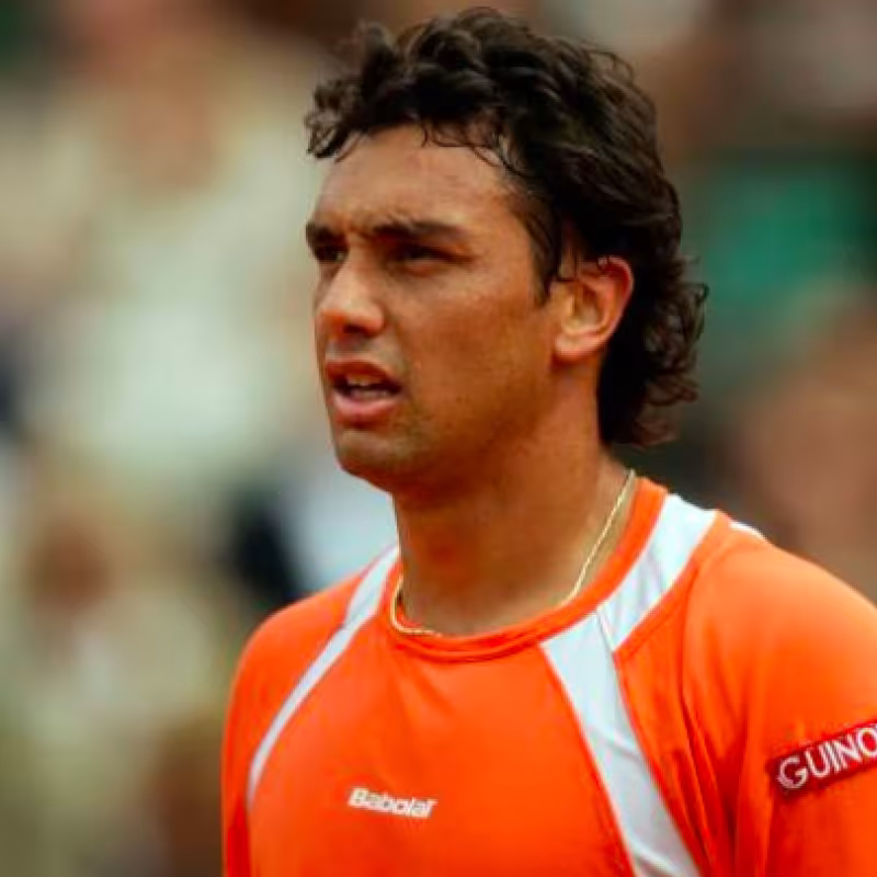Mariano Puerta en Roland Garros 2005. Fuente: Getty