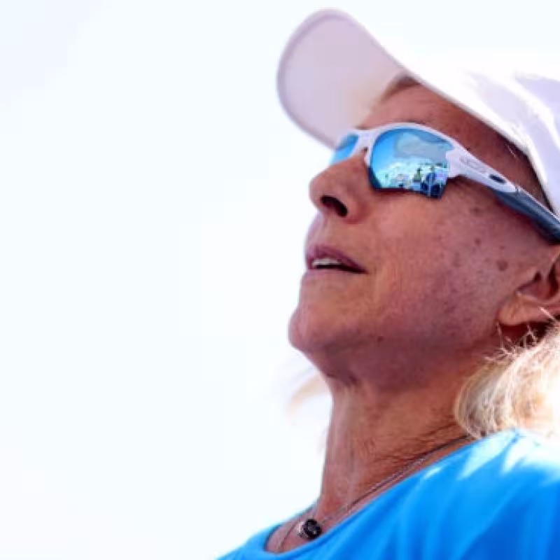 Martina Navratilova, dura con el número uno del mundo. Foto: Getty