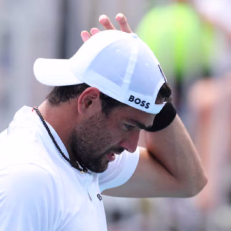 Matteo Berrettini en el Miami Open 2023. Foto: Getty