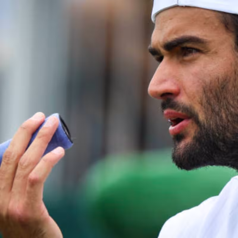 Matteo Berrettini durante el Open de Australia. Fuente: Getty