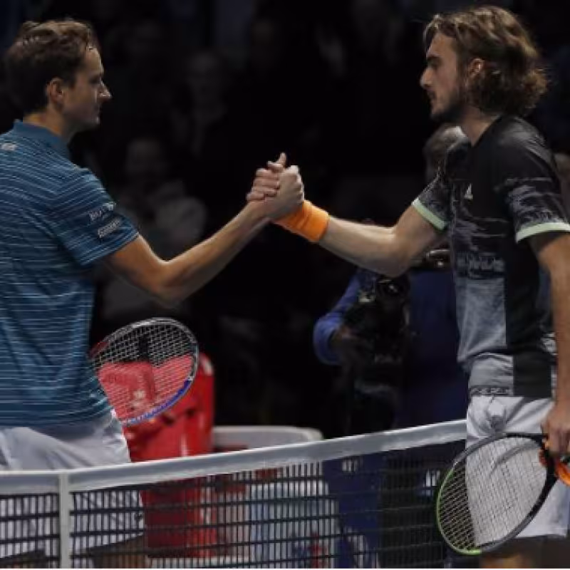 Medvedev, Tsitsipas y Zverev, Big3 del futuro. Foto: gettyimages