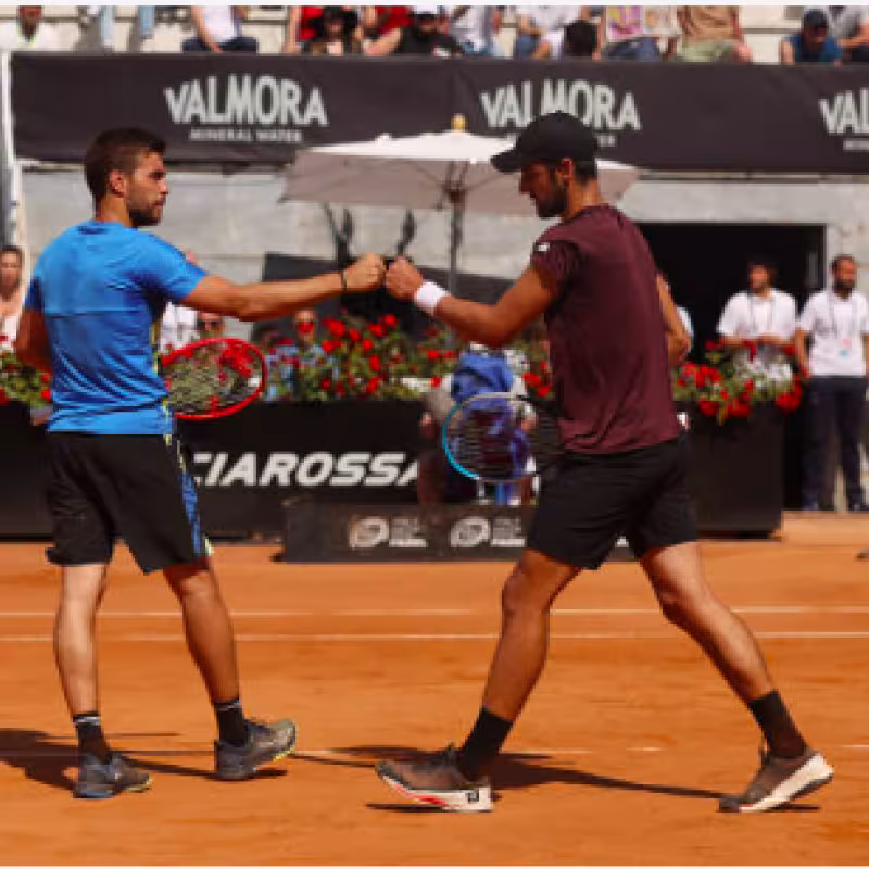 Mektic y Pavic se coronan frente a Isner y Schwartzman en Roma