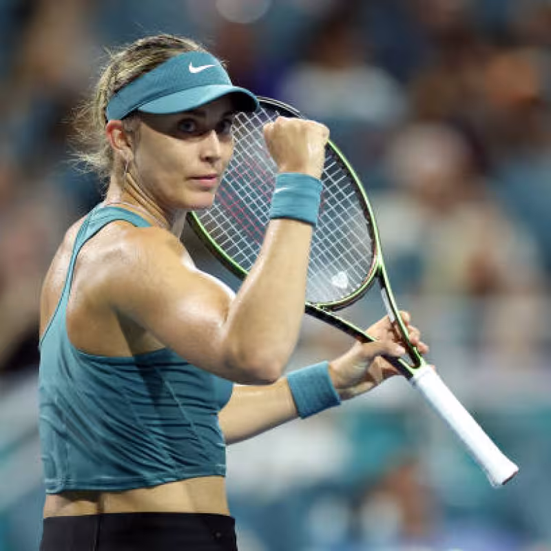 Paula Badosa en el Miami Open 2023. Foto: getty