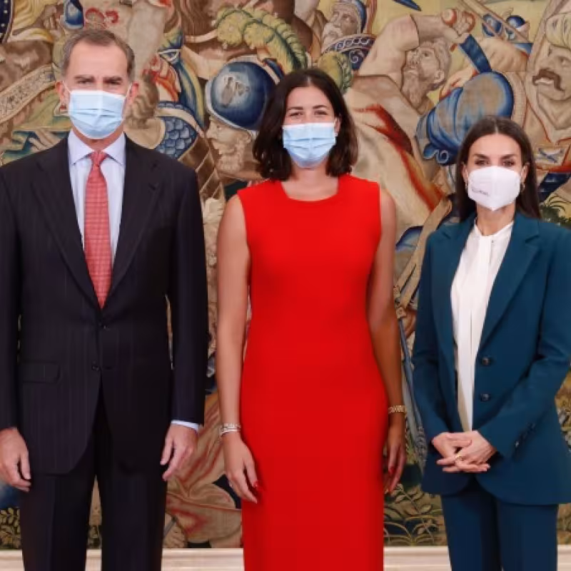 Muguruza, recibida en audiencia por la Casa Real