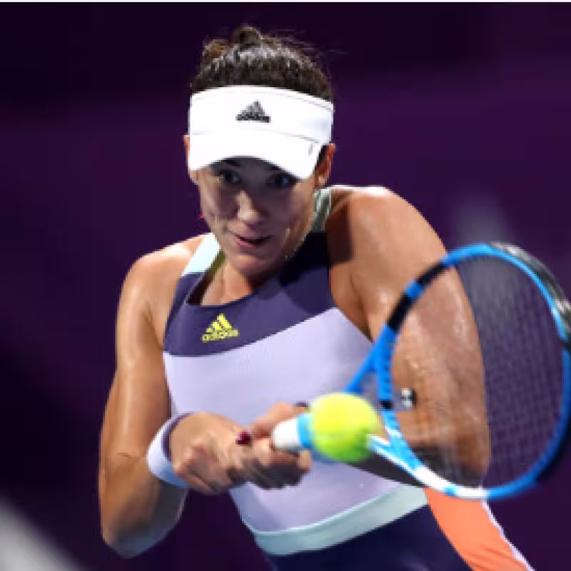 Muguruza: "El viento es igual de duro para todas"