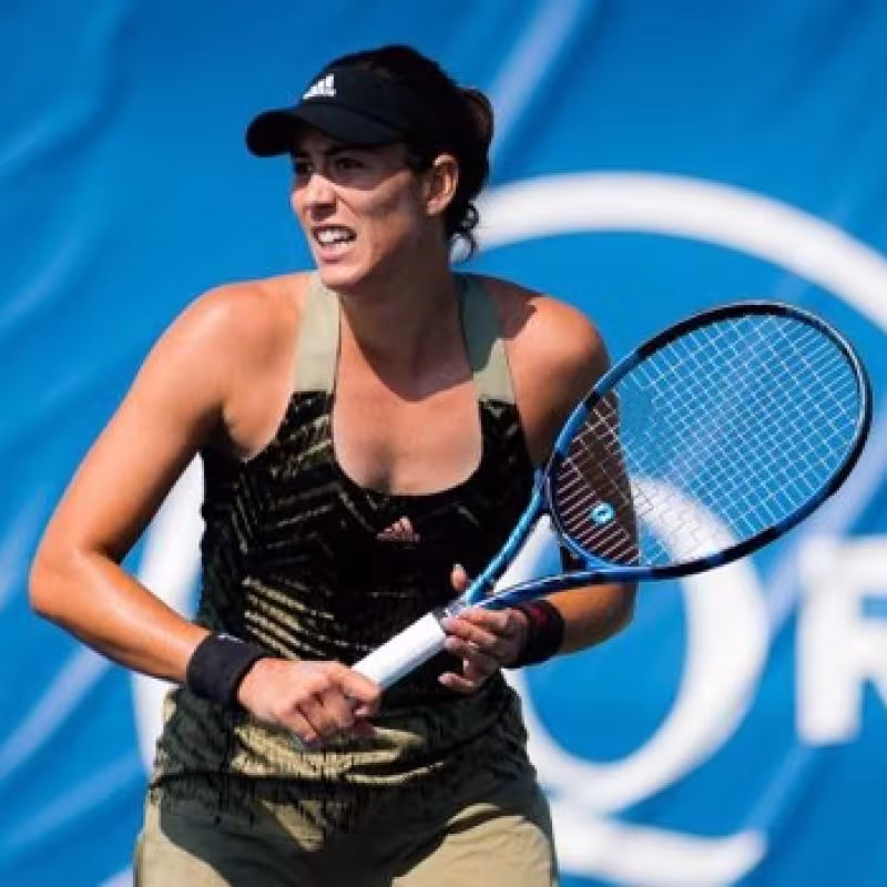 Muguruza en Chicago. Foto: wtatennis