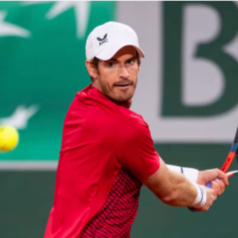 Murray durante el partido de ayer. Fuente: Getty