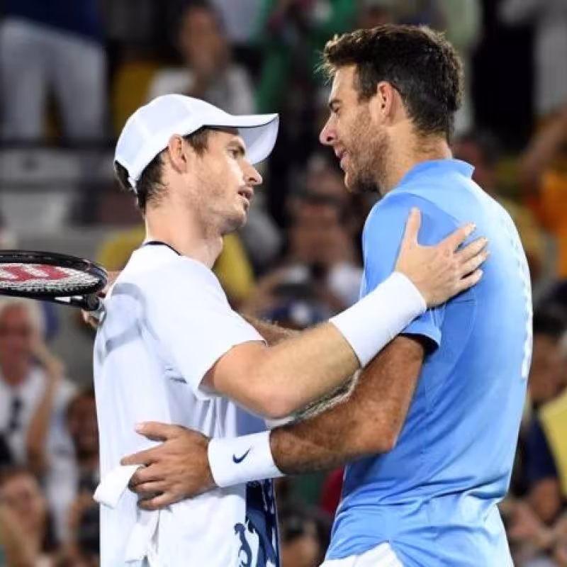 Andy Murray y Juan Martín Del Potro, última oportunidad en Juegos Olímpicos Tokio. Foto. gettyimages