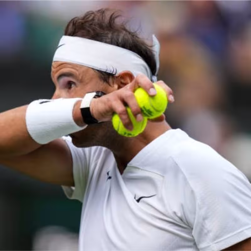 Nadal explica cómo siente las condiciones de Wimbledon este año. Foto: Getty