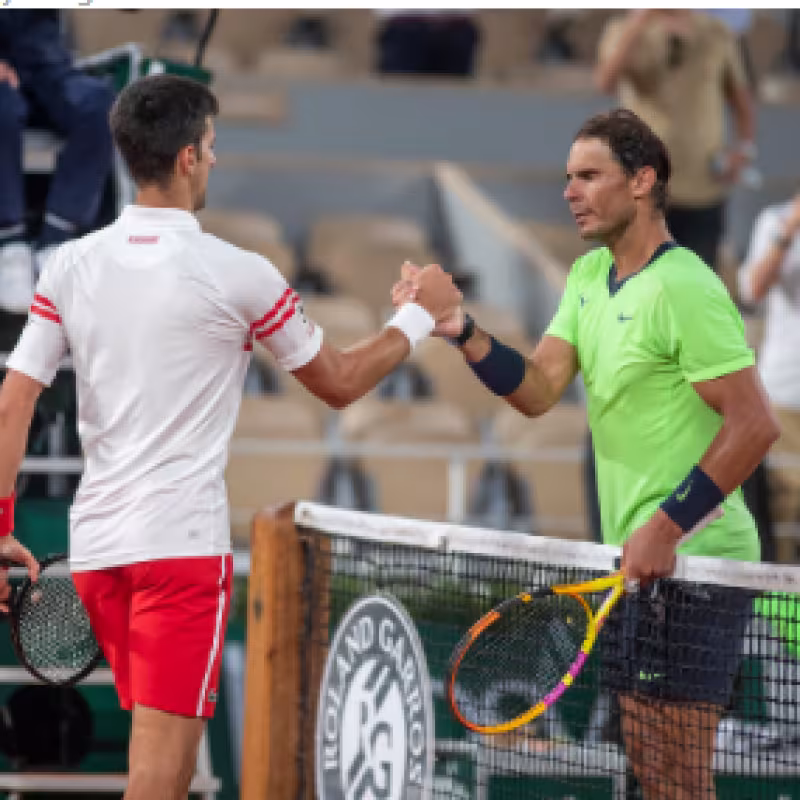 Novak Djokovic, Rafael Nadal, títulos tras levantar bola de partido. Foto: gettyimages