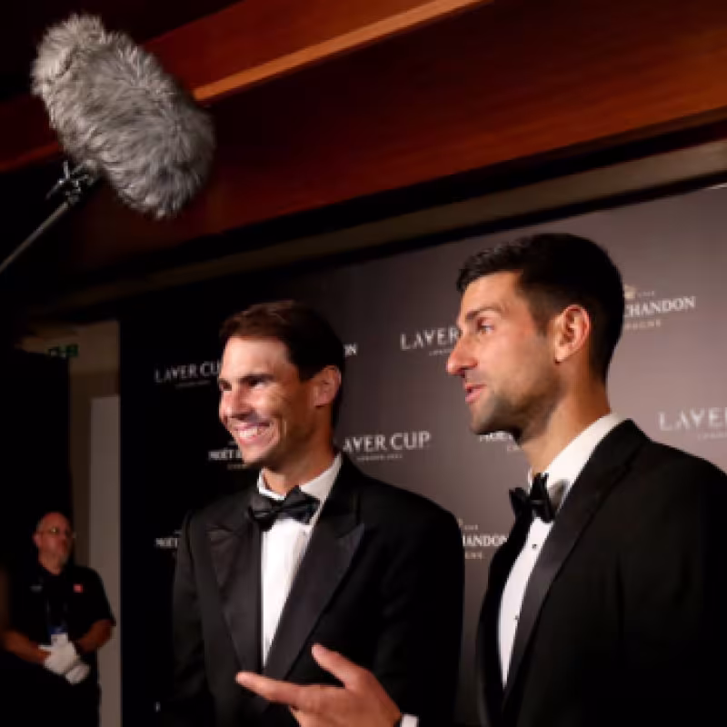 Nadal y Djokovic se van juntos a preparar su partido