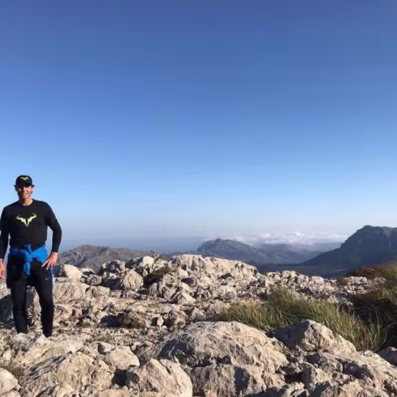 Nadal y una pretemporada con excursiones por la naturaleza