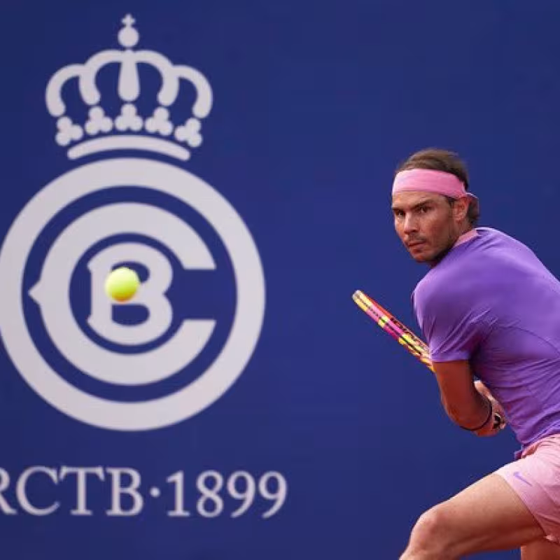 Así entrena Nadal de cara al Mutua Madrid Open 
