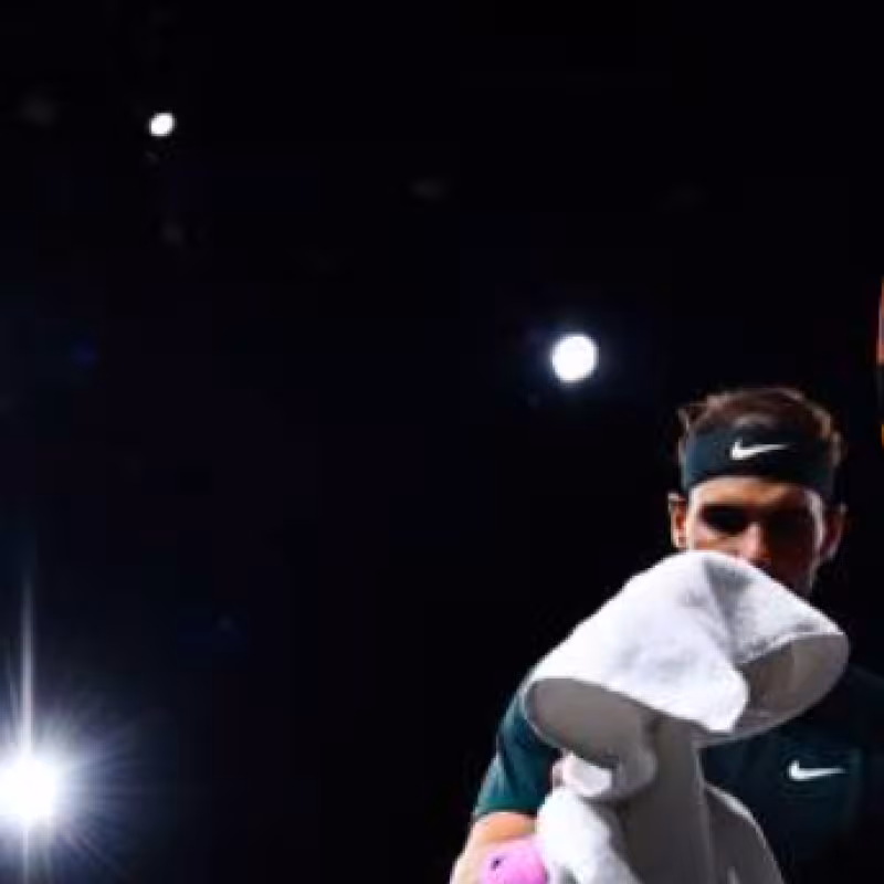 Nadal: "A mediados del segundo set encontré una posición mejor para restar". Foto: Getty