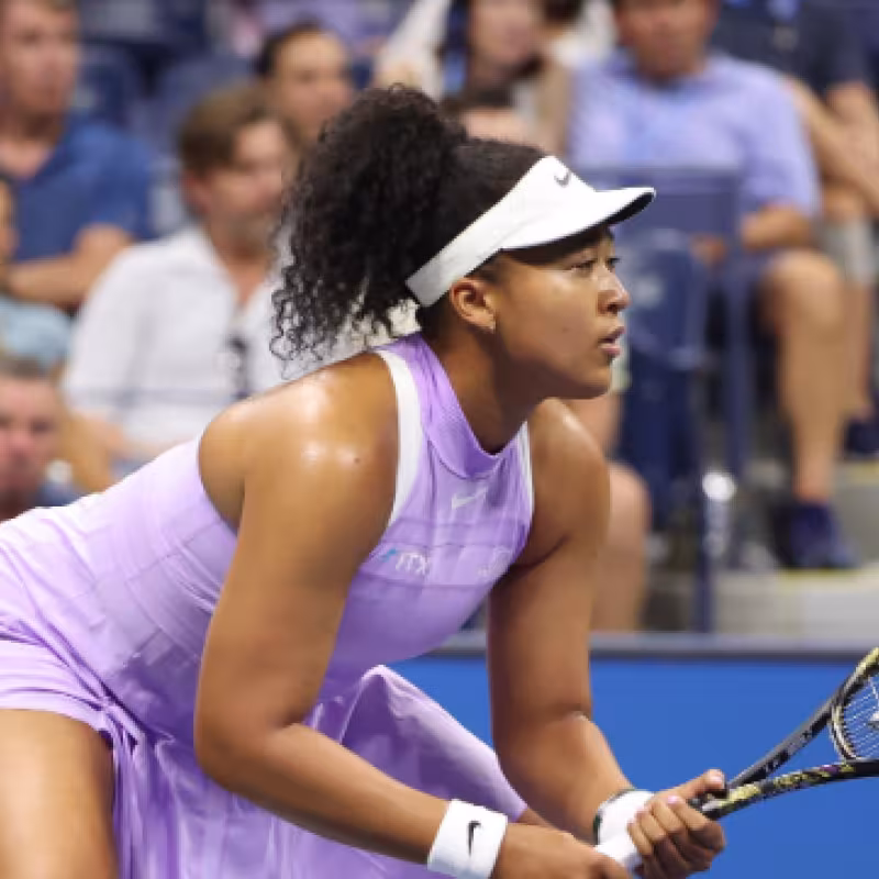Naomi Osaka en el US Open 2022. Foto: Getty