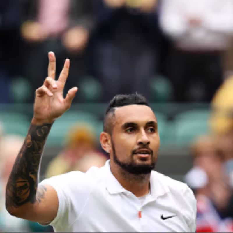 Kyrgios desvela cómo celebrará junto a su novia la victoria ante Humbert