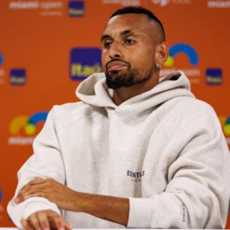 Kyrgios, desatado en rueda de prensa, ataca a Bernardes y a la ATP. Foto: Getty