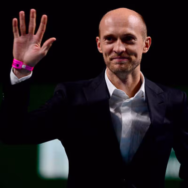 Nikolay Davydenko en su último torneo profesional. Fuente: Getty