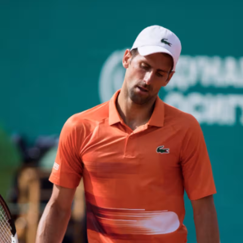 Novak Djokovic en Belgrado. Foto: Getty