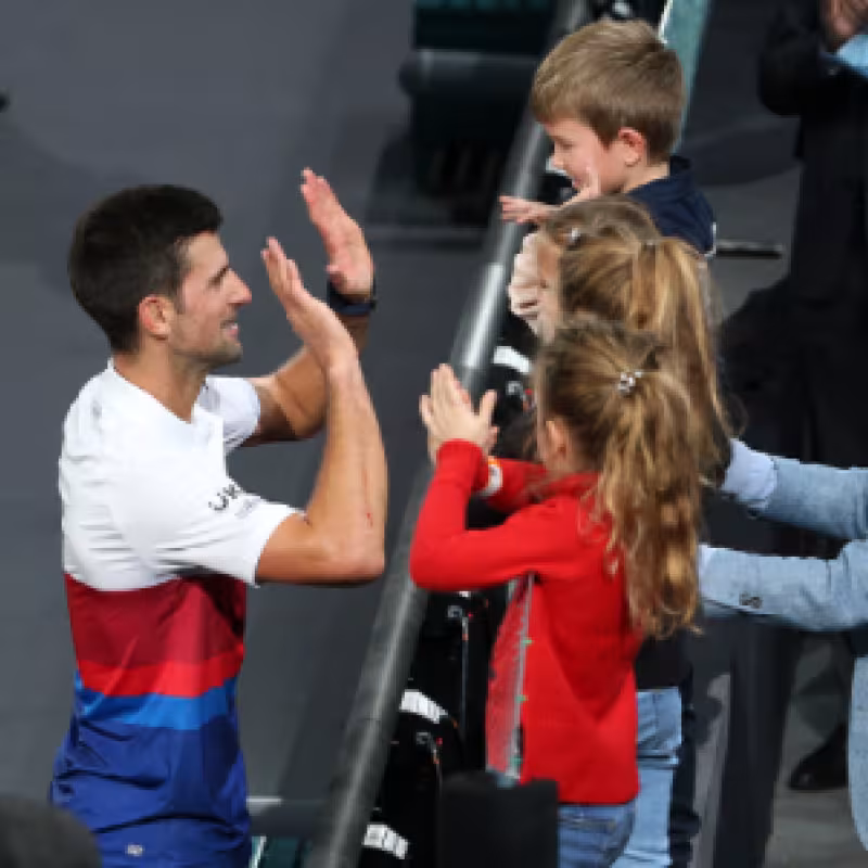 Novak Djokovic quiere ser entrenador. Foto: gettyimages