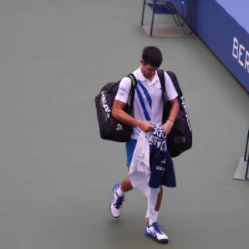 Novak Djokovic, causas consecuencias expulsión US Open 2020. Foto: gettyimages
