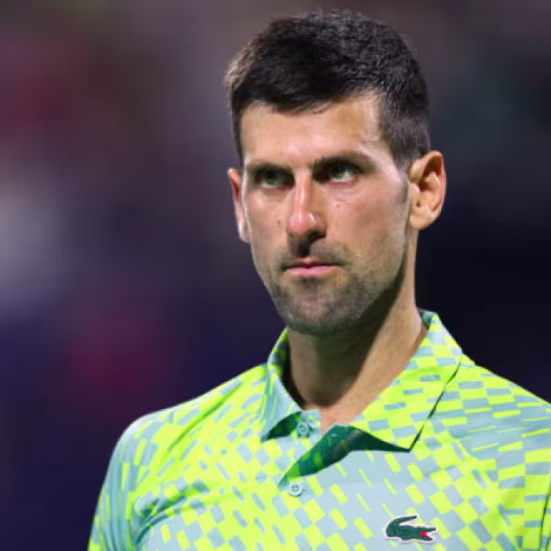 Novak Djokovic gana segunda ronda ATP Dubái 2023. Foto: Getty