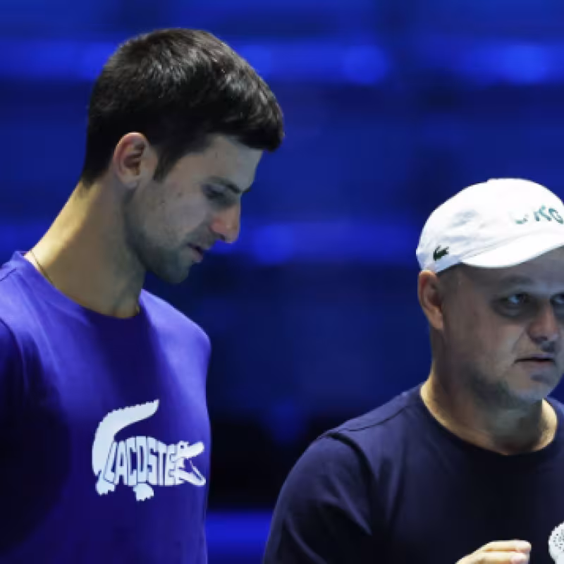 Vajda, hacia Djokovic: "Gracias por lo que has hecho por mí estos últimos 15 años"