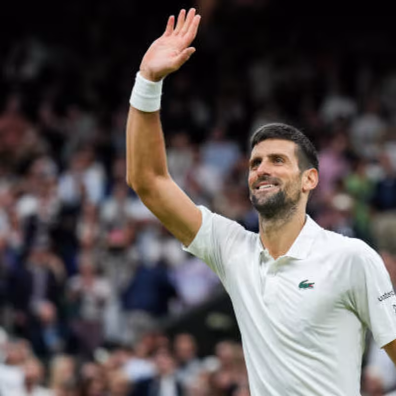 Novak Djokovic volvió a Wimbledon. Fuente: Getty