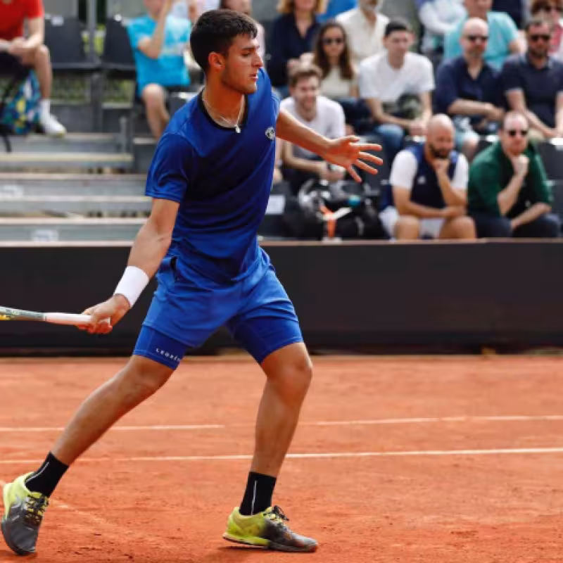 Pablo Llamas en Lyon. Foto: ATP